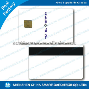 contact plastic pvc sle 4428 chip smart card